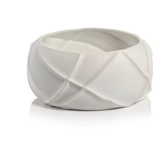 Zodax Medium Belize Ridged Serving Bowl and/or Decorative Bowl.